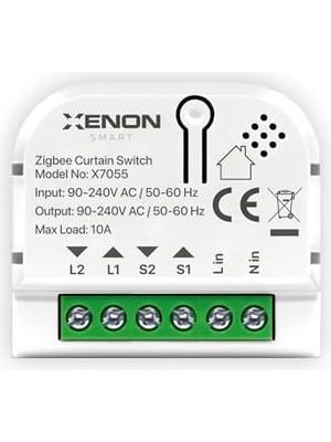 Smart Akıllı Panjur Anahtarı Elektrikli Panjur Perde ve Jaluzi Için Kontrol Modülü Mobil Uygulama Denetimli Panjur Şalteri Zamanlayıcı Anahtar X7055