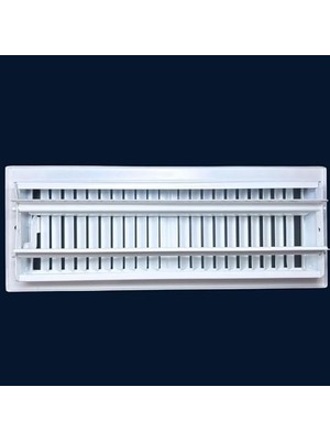 10" x 4" 2 Yollu Hava Akışı Duvar ve Tavan Kaydı Buzul Beyaz Kaplama | 4 "x 10" 2 Yönlü Hava Difüzörü | Ev Yan Duvarları ve Tavan Için Hava Delikleri | Sierra