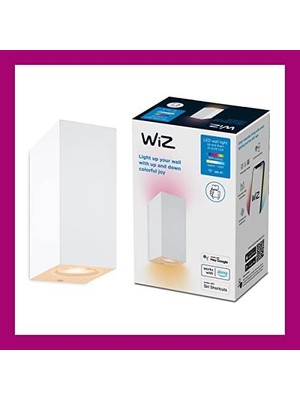Wiz Up& Tavan Lambası Ayarlanabilir Beyaz ve Renkli, Kısılabilir, 16 Milyon Renk, Wi-Fi Üzerinden Uygulama/ses ile Akıllı Kontrol, Beyaz
