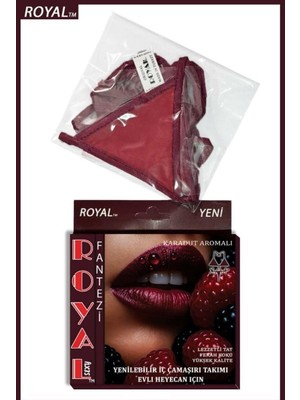 Dodes Dodes Fantezi Tüketilebilen Yenilebilir Karadut Aromalı Iç Çamaşırı Takımı