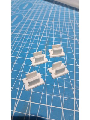 30 Adet Neon LED Montaj Klipsi Plastik 6 x 12MM Neon LED Uyumlu.