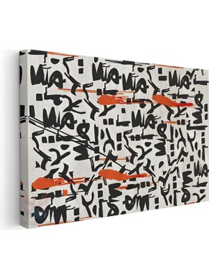 Artarilion Yatay Kanvas Tablo Salon Tablosu Boho 30 Kanvas Duvar Tablosu