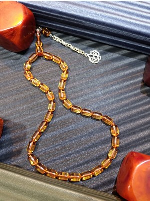 Anemore Collection Ateş Kehribar Tesbih