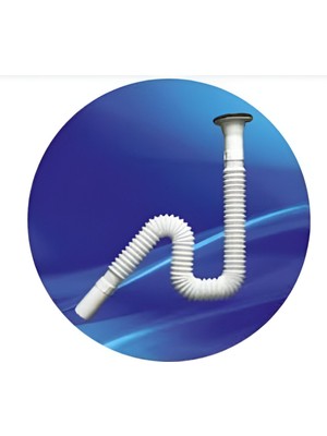 Go İthalat Dar Ağız  Paslanmaz Körüklü Sifon (784)