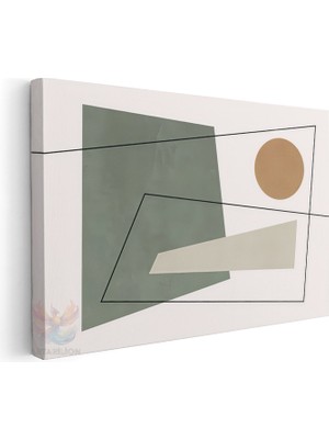 Artarilion Yatay Kanvas Tablo Salon Tablosu Boho 2 Kanvas Duvar Tablosu