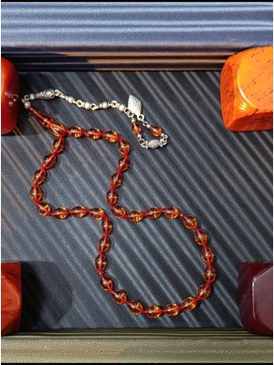 Anemore Collection Ateş Kehribar Tesbih Sevdiklerinize En Güzel Hediye