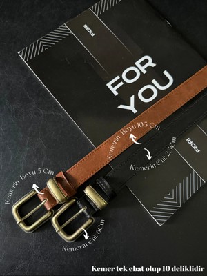 Fiori 2'li Antik Kaplama Kararmaz Kadın Pantolon Kemeri, Ceket Kemeri, Elbise Kemeri, Gömlek Kemeri