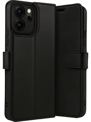 Reno 14F S Kapaklı Kılıf - Siyah