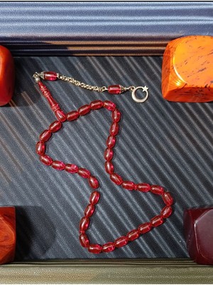 Anemore Collection Ateş Kehribar Tesbih Sevdiklerinize En Güzel Hediye