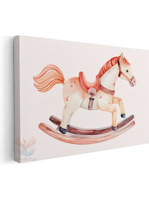 Artarilion Yatay Kanvas Tablo Salon Tablosu At Cocuk Odasi Kanvas Duvar Tablosu