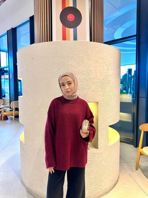 Moda Çağdaş Premium Kalite Kadın Oversize Triko Kazak