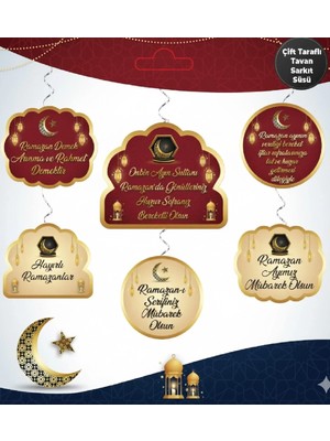 Hoşgeldin Ya Şehr-I Ramazan Helezon 6lı Tavan Sarkıt Süs