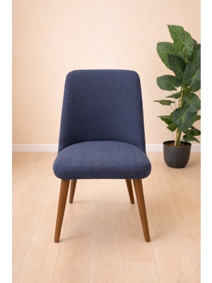 Upmall A Kalite Mutfak Sandalye Kılıfı Büyük Oval Yıkanabilir Streç Lastikli Kumaş Sandalye Örtüsü 1 Adet