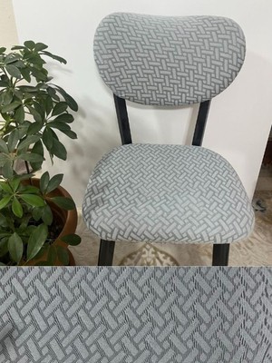 Upmall Bohem Sandalye Kılıfı Yeni Model Sandalye Örtüsü Jakarlı Tuğla Desen 1 Adet