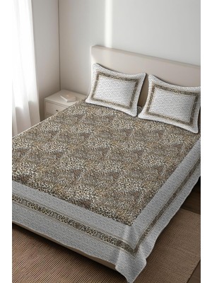 Dolce Mariee Parlak Kadife Kumaş Kapitoneli Çift Kişilik Yatak Örtüsü Seti (3 Parça) CKY0064