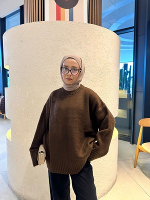 Moda Çağdaş Premium Kalite Kadın Oversize Triko Kazak