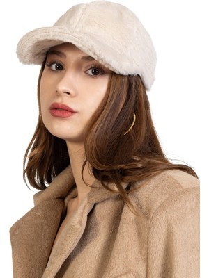 Trend Nexus Peluş Kadın Kep Şapka