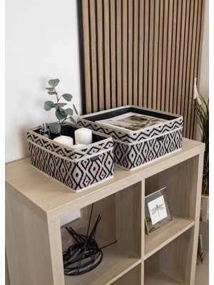 Alas Home 2'li Raf Veçekmece Düzenleyici Set (28X16X14 CM+30X30X14 Cm)