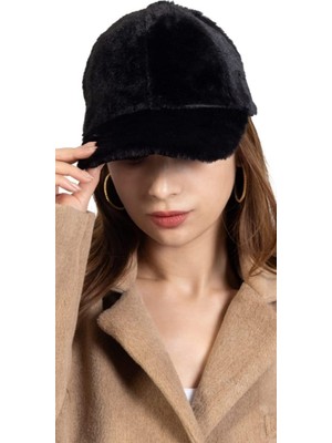 Trend Nexus Peluş Kadın Kep Şapka