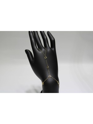 Kızılay Kuyumcusu 14 Ayar Altın Kalpli Şahmeran Modeli Şık ve Zarif