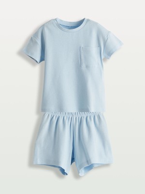Lc Waikiki Yeni Sezon Pamuklu Erkek Bebek Şortlu Pijama Takım