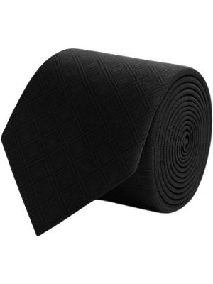 Shaco Design Vintage Siyah Çizgili Kravat