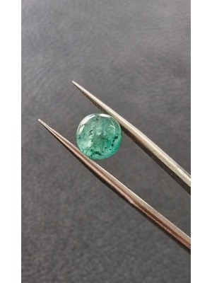 Aries 3.04CT 8.1X6MM Round Natural Emerald Drilled Beads