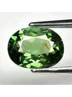 Aries 1.09CT 7.8x5.8mm Vs Oval Natural Green Apatite - Unheated Madagascar Gem