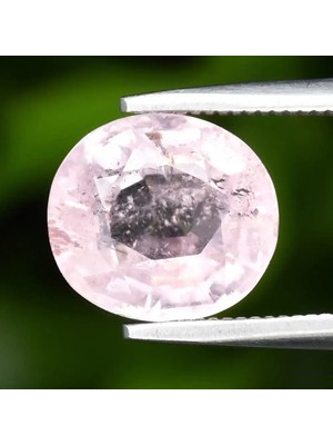 Aries 2.14CT 8.3x7.5mm Oval Natural Pastel Pink Tourmaline - Unheated, Africa Gem