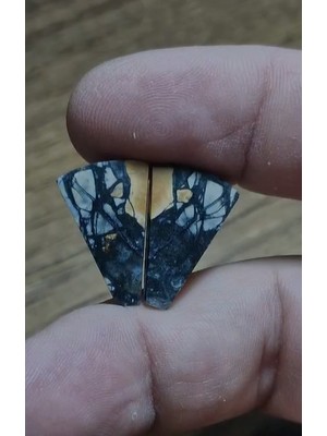 Aries 16.25CT 20.6X13.4MM Pair Maligano Jasper