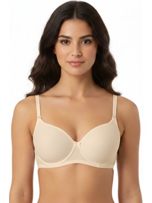 Ebru Silikonlu Düz Desteksiz Sütyen