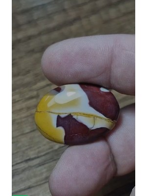 Aries 30.30CT 30.1X21.5MM Natural Oval Mookaite Jasper