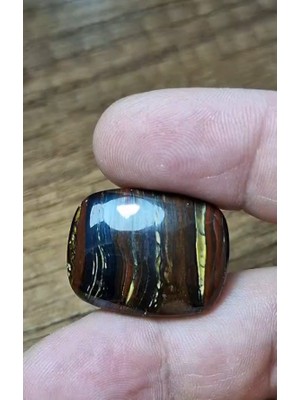 Aries 41.35CT 26.2X20.7MM Octagon Natural Bi Color Tiger Eye