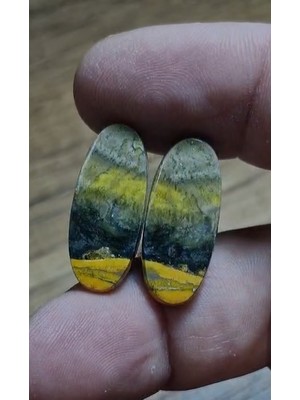 Aries 22.85CT 24.7X10.7MM Pair Bumble Bee