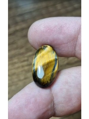 Aries 13.95CT 21.9X12.6MM Oval Natural Bi Color Tiger Eye