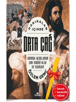 Kronik Kitap Alfa Kalem+Dakikalar Içinde Orta Çağ (Özlem Genç) Yeni