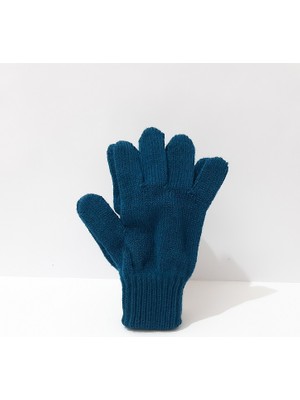 Renkli Çiçekler Çocuk Eldiven 5-8 Yaş Sezon Erkek Çocuk Örme Eldiveni Çocuk Eldiveni