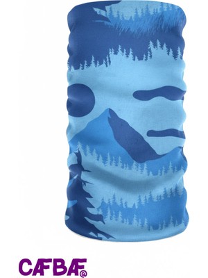 Cafbaf Bandux Bandana Blue Nature