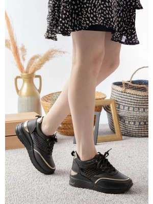 Lamiashoes Kadın  Gizli Topuk Yüksek Taban Spor Ayakkabı