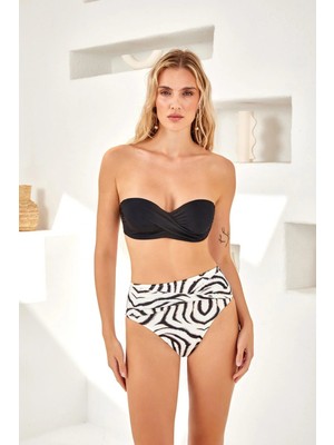 Lapieno Kaplı Straplez Bikini Takım 4235