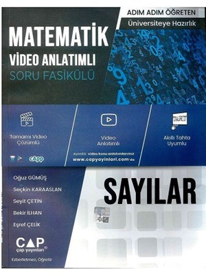 Çap Yayınları Çap Matematik Sayılar Konu Anlatımlı Soru Bankası - Çap Sayılar