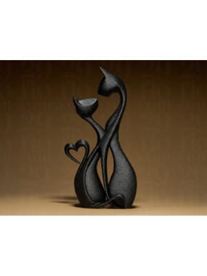 Aycer Kediler Biblosu,harika Şık Tasarım,dekoratif Obje.