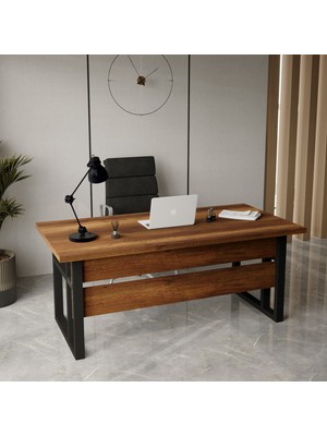 L'occi Concept March A Ofis Çalışma Masası Metal Ayaklı Barok 180CM*90CM