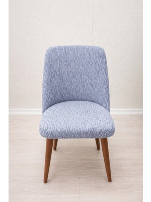 Upmall A Kalite Mutfak Sandalye Kılıfı Büyük Oval Jakarlı Yıkanabilir Streç Lastikli Sandalye Örtüsü 1 Adet