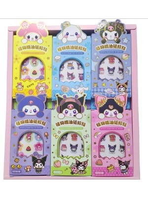 Cg Kids Sanrio Kuromi Kumaş Sticker Yaldızlı Süper Kalite Ister 1 Adet Ister 2 Adet Ister 3ADET Satın Alabilirsiniz