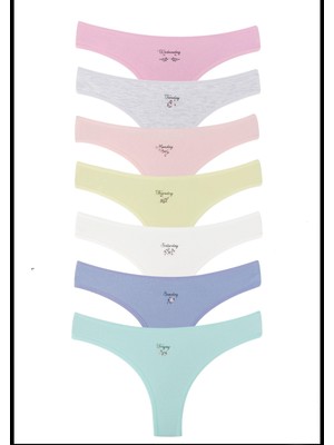 Dominant Kadın Brazilian 7 Gün Pamuklu Külot