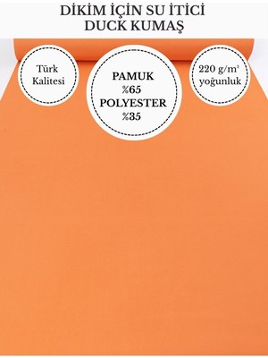 Fabricstown Su Itici Duck Kumaş | 220 G/m² | %65 Pamuk %35 Polyester | 180 cm En | Dikişlik Dayanıklı Kumaş