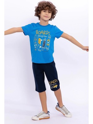 Erkek Çocuk Pamuklu Kapri Takım 2706