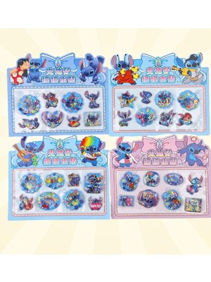 Cg Kids Stitch Temalı 3D Sulu Sticker Seti Ister 1 Adet Ister 2 Adet Ister 3 Adet Alabilirsiniz
