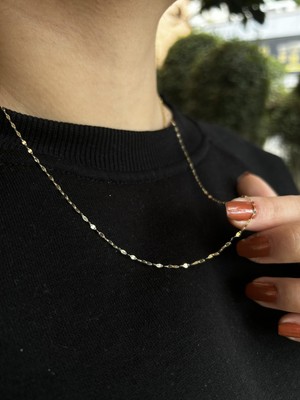 Goldium Kelebek Zincir Kolye